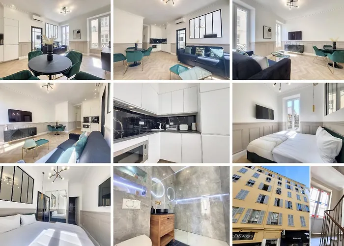 Nestor&jeeves - Emeraude - - Modern Apartmán Nice